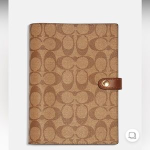 Coach notebook cover